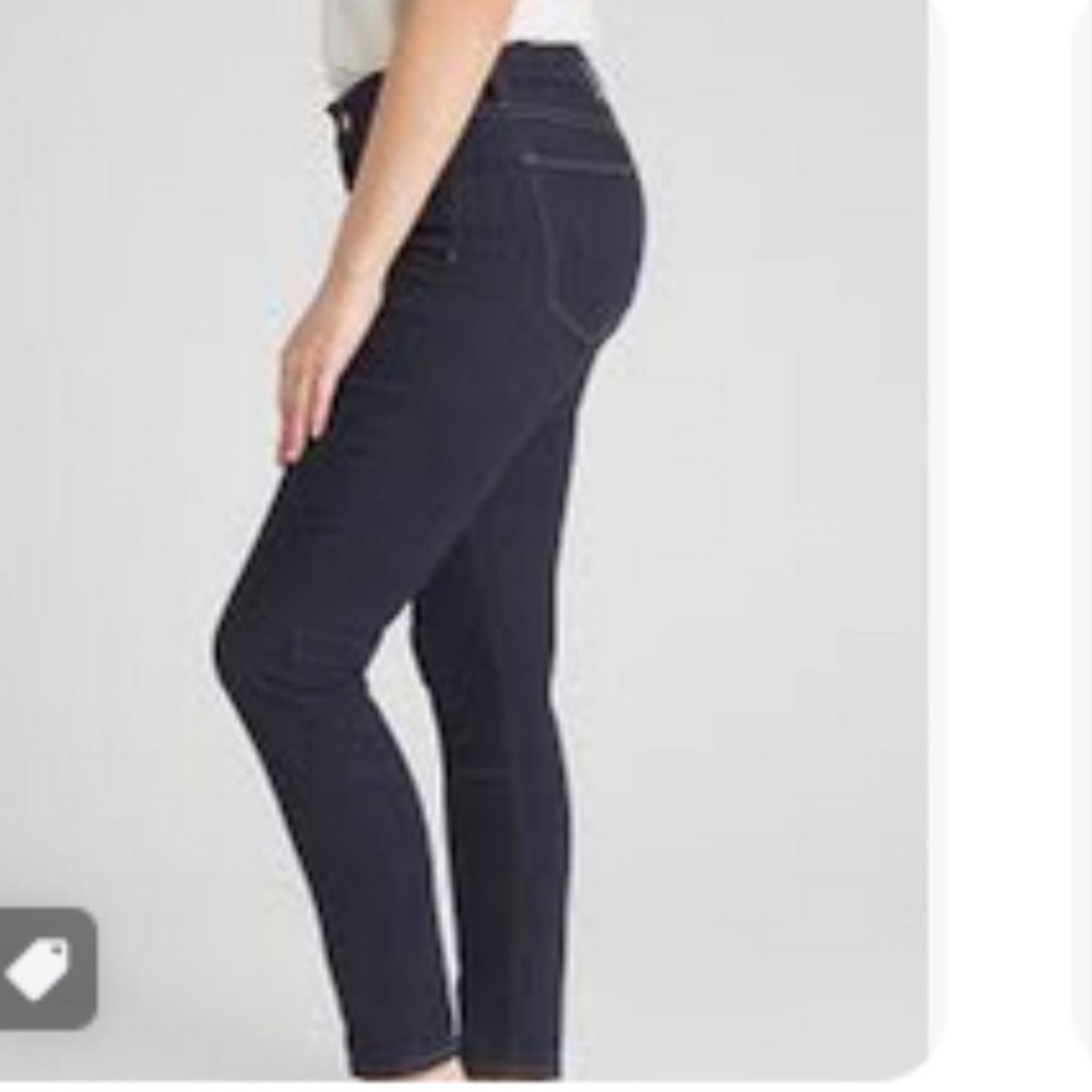 GAP Curvy True Skinny Mid Rise Jean 33 / 16 Petite  Near-new condition